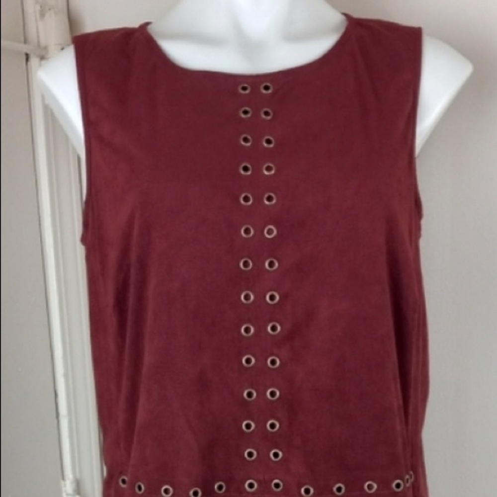 Size 14 Rust suede look dress my Luxology NWT